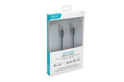 Digitus Patch Cable CAT6. RJ45 M/M 1.0m. S-FTP. AWG 27/7 Factory Sealed