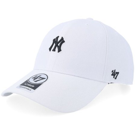 47 Brand - MLB Vit adjustable Keps - New York Yankees MLB Base Runner Mvp White Adjustable @ Hatstore