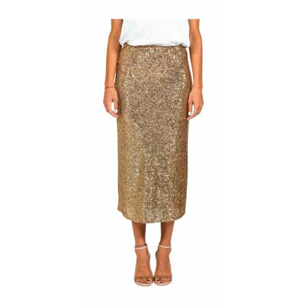 Patrizia Pepe, Midi Skirts Żółty, Kobieta, Rozmiar: S