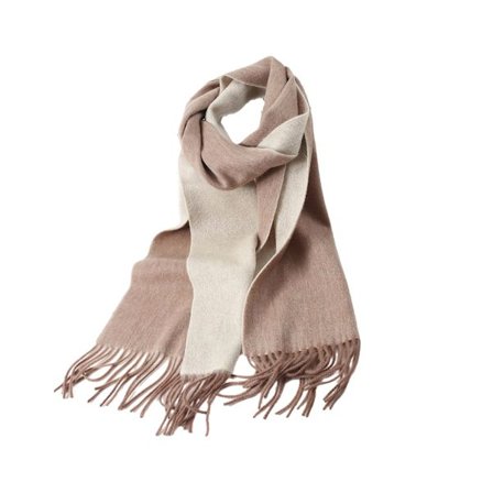 Ullskjerf Dame Varmt Skjerf Herre og Dame Vinter Rutete og Ensfarget Stil