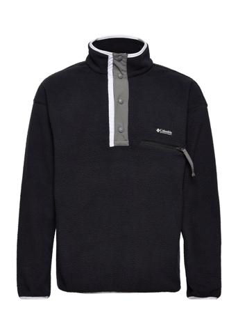 Helvetia Half Snap Fleece Sweat-shirts & Hoodies Fleeces & Midlayers Svart Columbia Sportswear