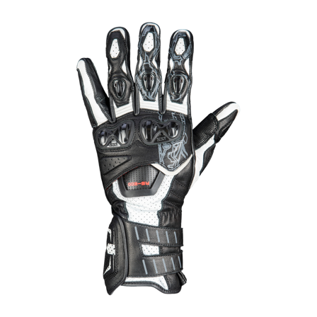 Motorradhandschuhe IXS Sport RS-200 3.0 Weiß/Schwarz L