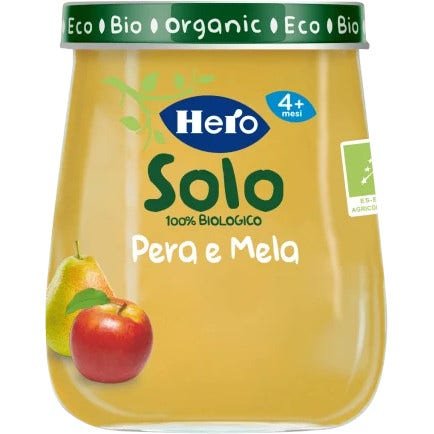 Hero Solo Omogeneizzato Pera E Mela 100% Bio 120g