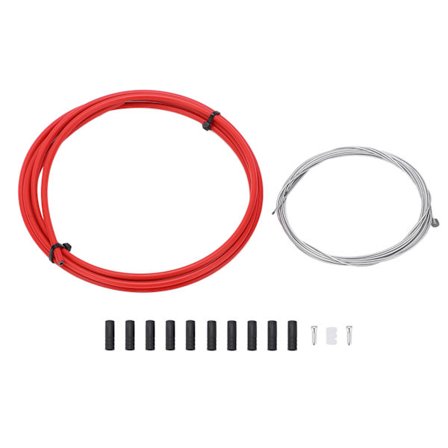 Cykel Växelvajerhölje Allmän Cykel Innerkabel Kärna Landsväg Mountain Växel Ersättningskabel Kit Röd