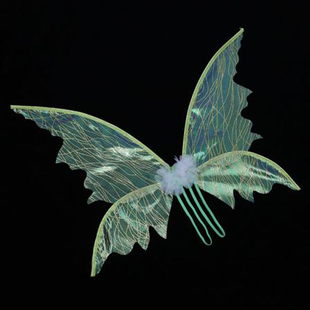Butterfly Fairy Halloween Kostym Änglavingar 62*43cm Green