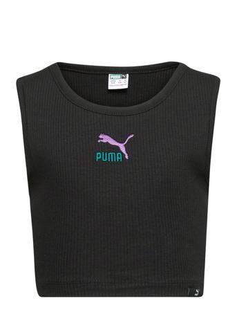 Classics Grl Cropped Tank G T-shirts Sleeveless Svart PUMA