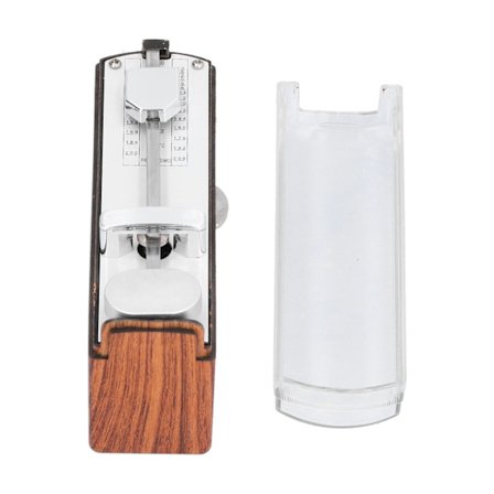 Mini Mekanisk Metronom Universal Bærbar Tradisjonell for Piano Ukulele Gitar Fiolin Burlywood