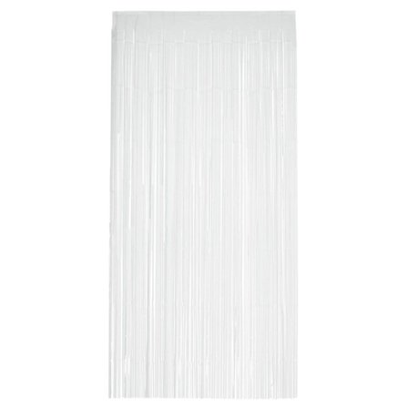 Smiffys Matt Fransdörrgardin One Size Vit