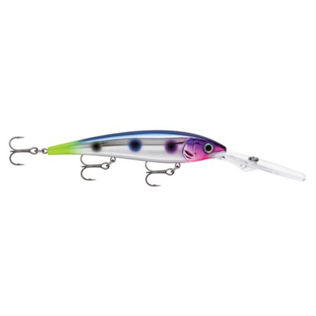 Rapala Gold Miner 12cm, 21g - Chrome Blue Hot Tail