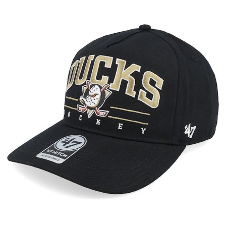 47 Brand - Anaheim Ducks Roscoe 47 Hitch Cap Black A-frame Adjustable Adjustable Black Cap - NHL @ Hatstore