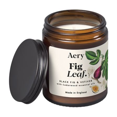 Aery Living Fig Leaf Jar Candle, 140 g