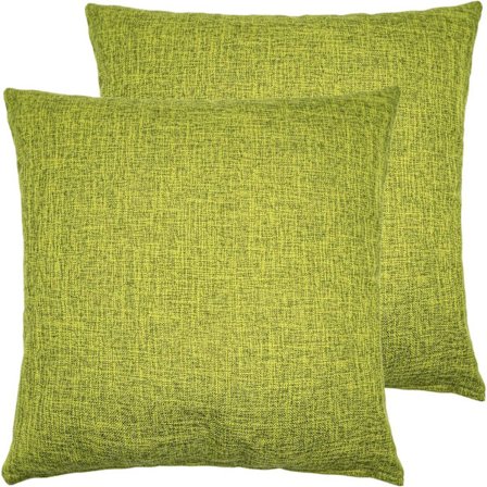 2-pack kuddfodral 55 x 55 cm olivgrön dekorativt linnesoffkuddfodral ofylld lämplig för bil vardagsrum sovrum kontor
