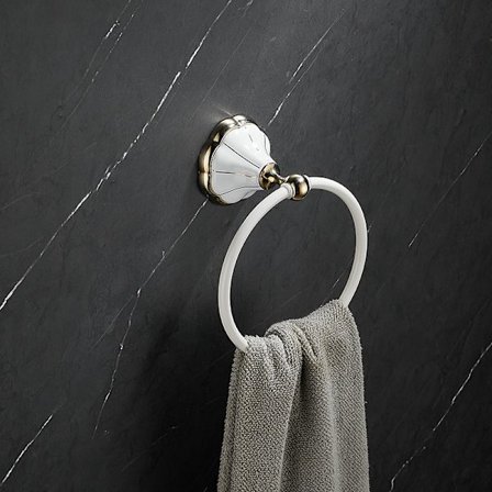 Handduksstång, vit handduksstång, guld, guld handduksstång, badrumsstång