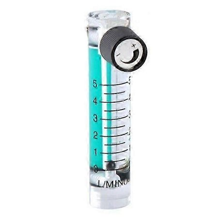 0.1-5LPM 1L Ilt Flow Meter Flowmeter med Kontrolventil til Ilt Luft Gas