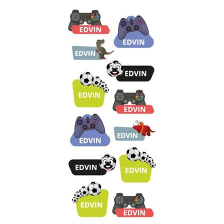 Namnstickers Edvin - Tinka