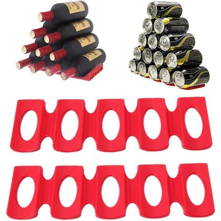 Flaskhållare Kylskåp Flaskställ Flaskhylla Ölhållare