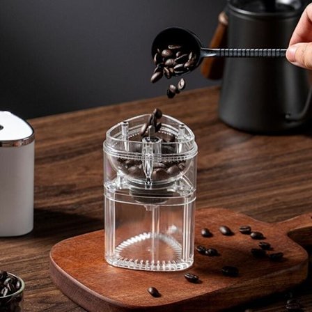 Kannettava sähköinen kahvimylly Mini kahvipapujen jauhin Irrotettava USB-lataus Kahvipapujen jauhin Valkoinen