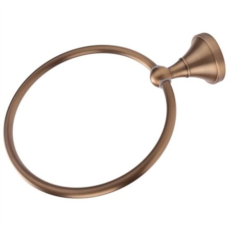 Antik guld mässing handduksstång badrum rund handduksring handduksställ kök förvaringstillbehör