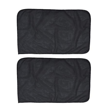 2 stk Magnetiske Bilsolskærme til Bagruder - Mesh Fleksible Solskærme - liuyue