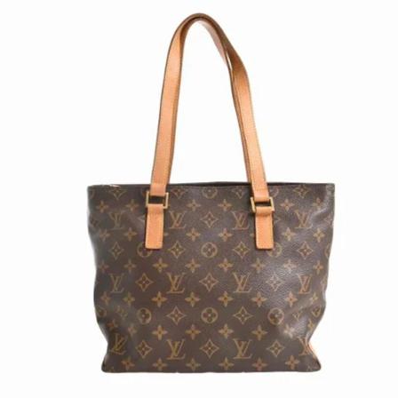 Louis Vuitton Vintage Pre-owned Cabas Piano Monogram Tote Tas , Bruin , Dames , Maat: ONE Size Vintage Tassen