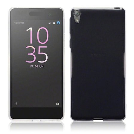 Sony Xperia E5 Skal i genomskinligt gummi,