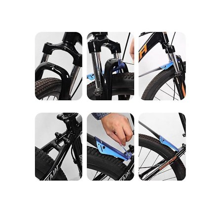 Bike Mutguard 14-20-tums Baby Bike Cykel Mountain Bike Universal Fram och Bak Kakel Baffel Acce