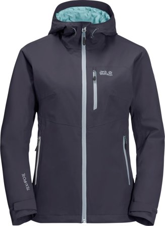 Jack Wolfskin Women's Eagle Peak Jacket Women shell jackets Grey XL