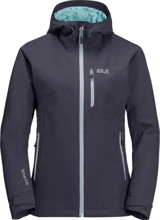 Jack Wolfskin Women's Eagle Peak Jacket Women shell jackets Grey XL