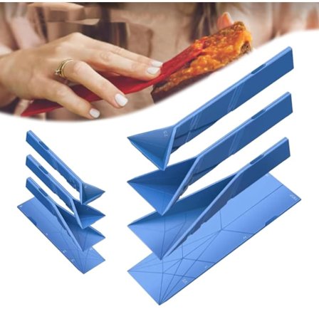 Polygons 3-in-1 Tasainen Mittalusikka, 2 Lusikkaa 6 Eri Koolla