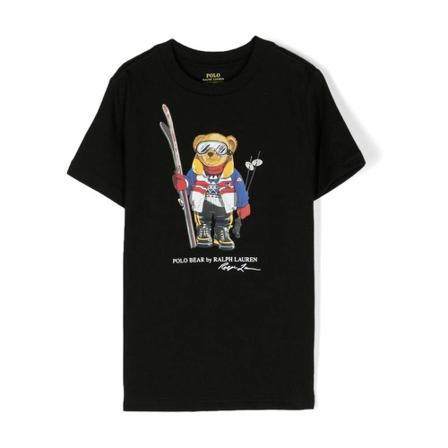 Polo Ralph Lauren T-Shirts , Zwart , Heren , Maat: L