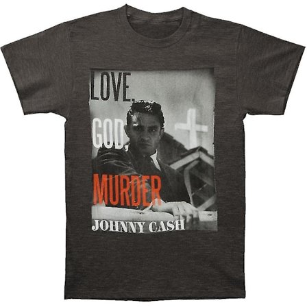 Johnny Cash Love God Murder T-shirt