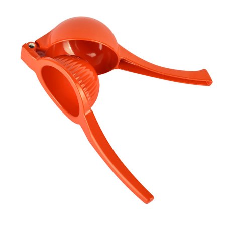 BASIC KITCHEN Citruspress 9x6x23 cm i orange rostfritt stål