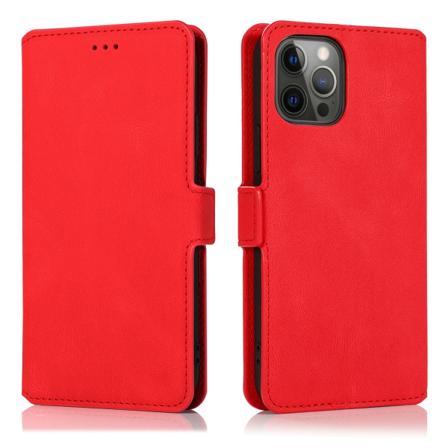 Tankevækkende pung etui - iPhone 14 Pro Max Röd