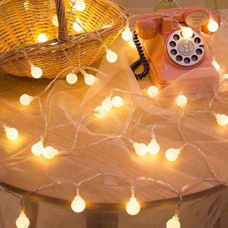 Nattlampor Nattstränglampor 10Ft 20 LED-lampor Batteridriven Opera