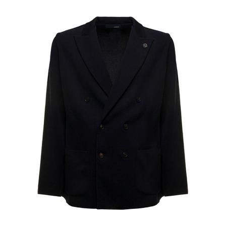 Laneus, Formal Blazers Blauw, Heren, Maat:M