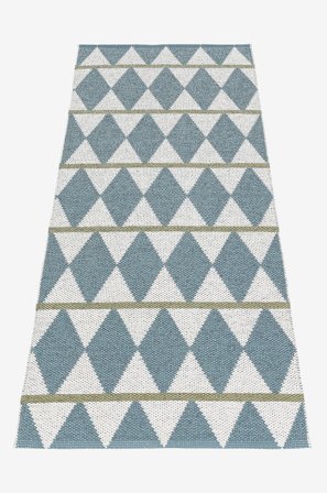 Horredsmattan - Plastmatta Zigge 70x200 cm - Blå - Plastmattor - 70X200 - Från Homeroom