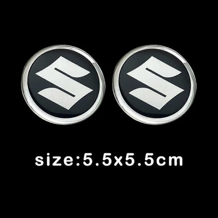 Suzuki 3D -logotarra autoon, tarrasetti, tankin tunnus, hopea, kulta, merkki