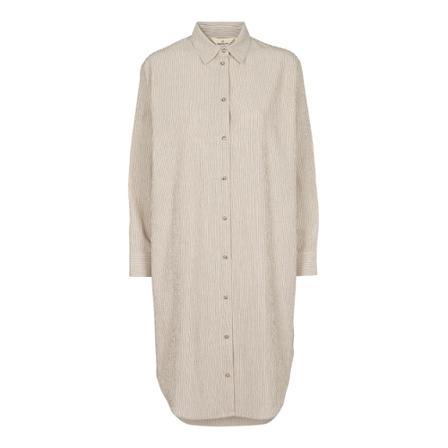 Basic Apparel Vilde Waffle Shirt Kjole inbo, Dame