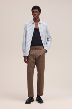 NN07 Bill Pant male Brown Organic Cotton Blend