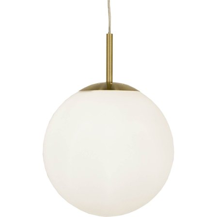 Aneta - Taklampe Opal 65630-25 mattmäss/opalvit Messing