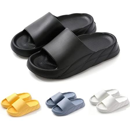 Tynypillit Naisille ja Miehille Pilvi Slippers Ei Liukastu Nopeasti Kuivuva Kylpyhuoneen Suihkuslippersit, Avoin Varvas Pehmeät Paksu Slippersit (