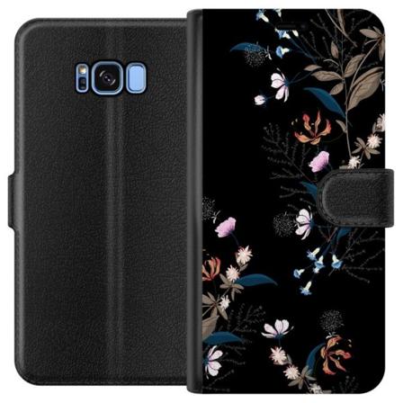 Samsung Galaxy S8 Tegnebogsetui Blomster