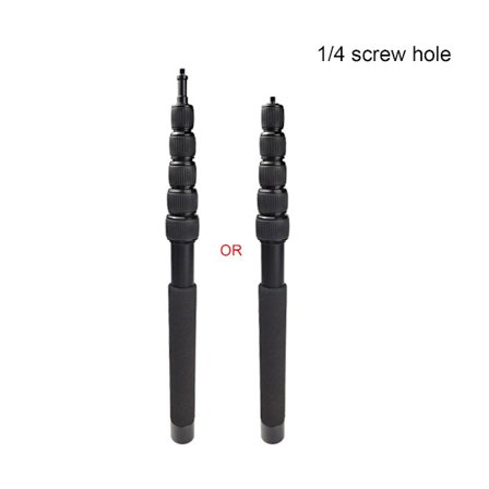 Handhållen teleskopstång, töjbar, vadderad aluminiumlegering, justerbar stång 78,74 tum