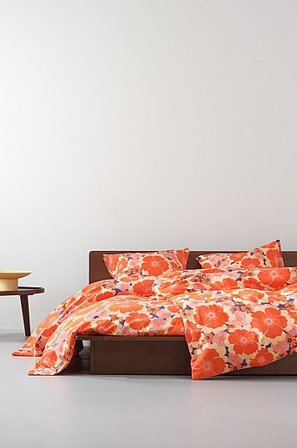 Jotex - Påslakanset Enkelsäng Ekologisk Orange FRIDA - Köp Enkelsäng hos Jotex