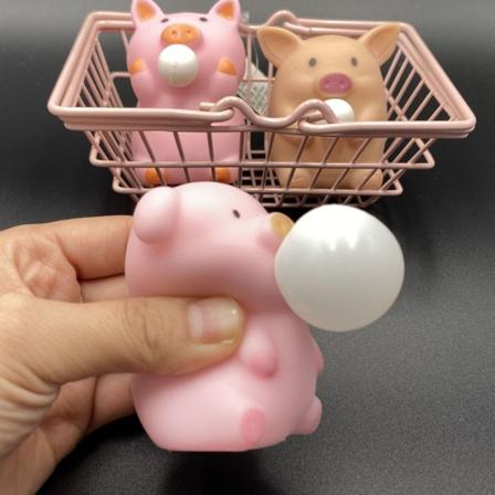 Nyhet Søt Squishy Leke Rosa Gris Gaver til Barn Voksne, Decompre
