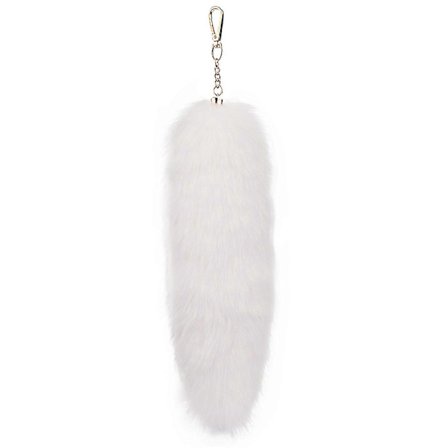 Praktisk Rævehale Nøglering Robust Plys Nøgleringsvedhæng Særlige Gaver til Trendy Kvinder Damer Daglig Brug