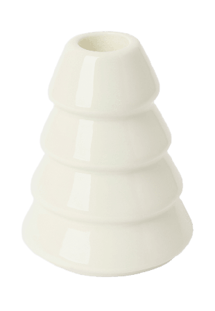 Åhléns Home Ljusstake julgran 10 cm Ljuslyktor & ljushållare Vit ONESIZE