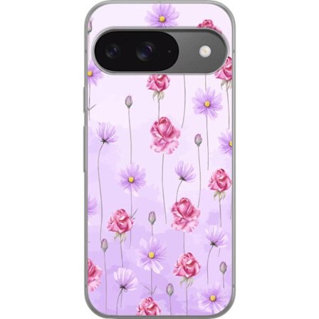 Kompatibel Mobilcover til Google Pixel 9 Pro Petal Reverie Lilac Mist