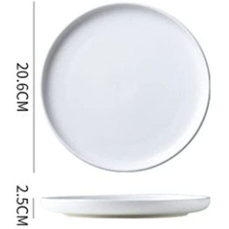 3-delt Keramisk Tallerkenbrett Vestlig Middag Salat Biff Tallerken