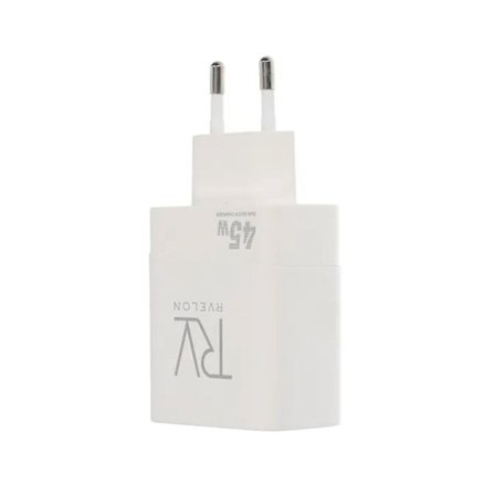 Rvelon 45W USB-C x2 GaN Väggladdare